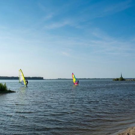 Luxus Cube Meerblick Veluwemeer Am Strand In Erster Reihe Hulshorst Eksteriør bilde