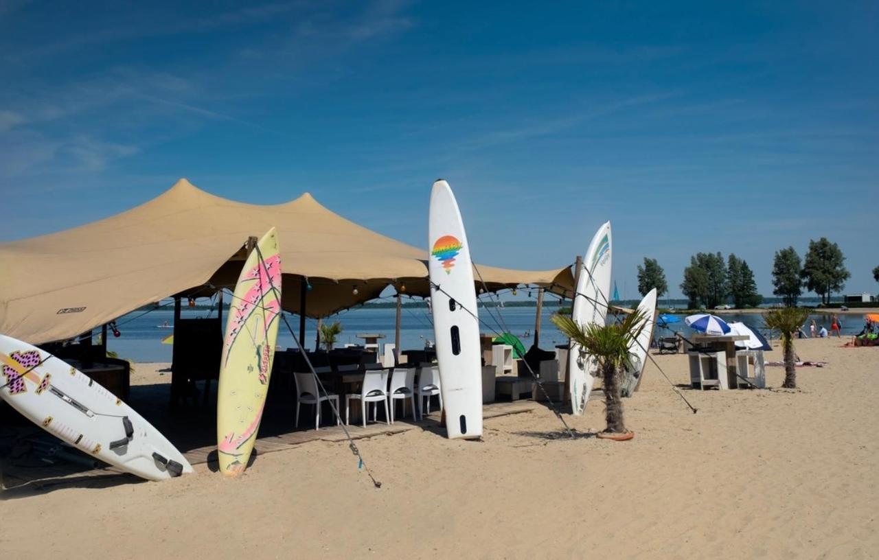 Luxus Cube Meerblick Veluwemeer Am Strand In Erster Reihe Hulshorst Eksteriør bilde